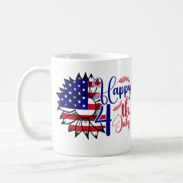 Sonnenblume 4. Juli Kaffeetasse