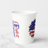 Sonnenblume 4. Juli Pappbecher (Rechts)