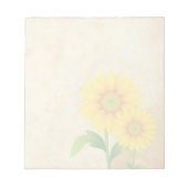 Sonnenblume - 5,5" x 6" 40 Blatt Notepad Notizblock (Vorderseite)