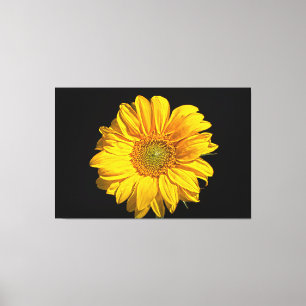 Sonnenblume 60x40 (150x100cm) waccna leinwanddruck