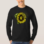 Sonnenblume 6. Klasse Squad Liebe 6. Klasse Lehrer T-Shirt (Vorderseite)