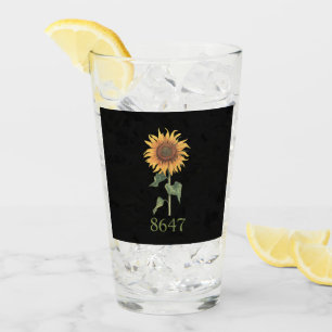 Sonnenblume 8647 86 47 Subtile Anti-Trump-Blumen B Glas