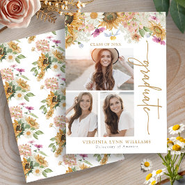 Sonnenblume Abschluss Ankündigung