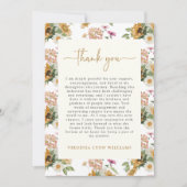 Sonnenblume Abschluss Dankeskarte (Vorderseite)