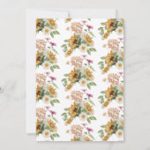 Sonnenblume Abschluss Dankeskarte (Rückseite)