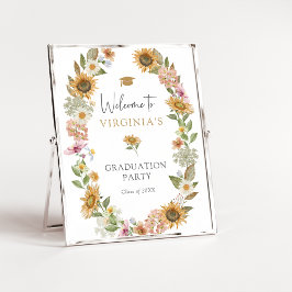 Sonnenblume Abschluss Poster