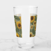 Sonnenblume Abstrakt #337 Glas (Links)