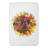 SONNENBLUME ABSTRAKT BADEMATTE (Vorderseite Vertikal)