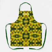 Sonnenblume Abstrakt Personalisiert Schürze (Vorderseite)