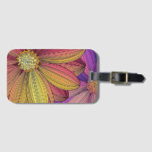 "Sonnenblume" - Akrylügelmarke Gepäckanhänger (Vorderseite (Horizontal))