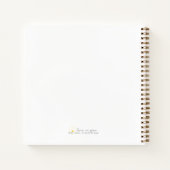 Sonnenblume "All My Brilliant Ideas" Notebook Notizblock (Rückseite)