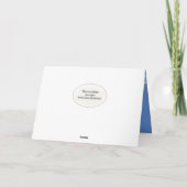 Sonnenblume am Sommerhimmel Karte (Rückseite)