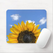 Sonnenblume am Sommerhimmel Mousepad (Mit Mouse)