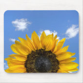 Sonnenblume am Sommerhimmel Mousepad (Vorne)