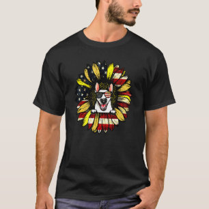 Sonnenblume American Bull Terrier Dog T-Shirt