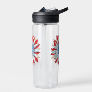Sonnenblume American Flag 4. Juli Frauen Männer Me Trinkflasche