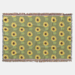 Sonnenblume Aquarell Decke