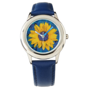 Sonnenblume Armbanduhr