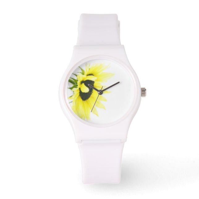 Sonnenblume Armbanduhr (Vorderseite)