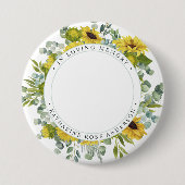 Sonnenblume auf Gedächtnisfeier zum Gedenken an da Button (Vorderseite)