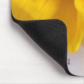 Sonnenblume auf Polka-Punkte-Mousepad Mousepad (Ecke)