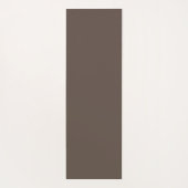 Sonnenblume auf Solid Monogram Name Yogamatte (Rückseite)