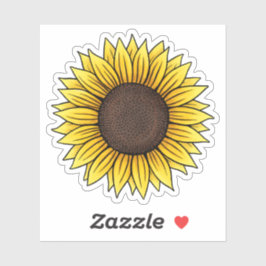 Sonnenblume Aufkleber