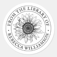 Sonnenblume aus dem Library Individuelle Name Buch