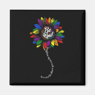 Sonnenblume-Autismus-Bewusstsein Sei nett Puzzle-M Magnet