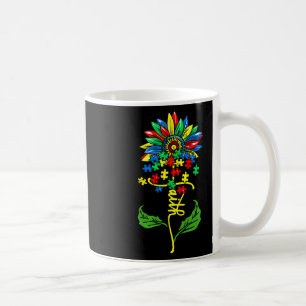Sonnenblume Autismus Glaube Kreuz Autistisch Autis Kaffeetasse