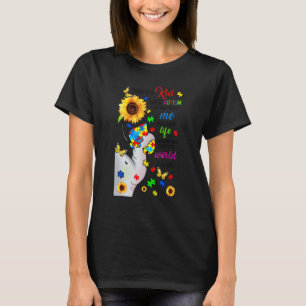 Sonnenblume Autismus Mama Es Gibt Ein Kind Mit Aut T-Shirt