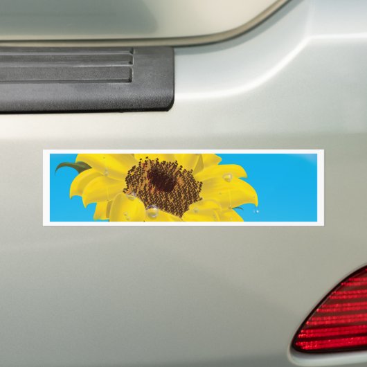 Sonnenblume Autoaufkleber (Auf Auto)
