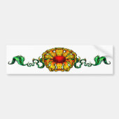 Sonnenblume-Autoaufkleber Autoaufkleber (Vorne)