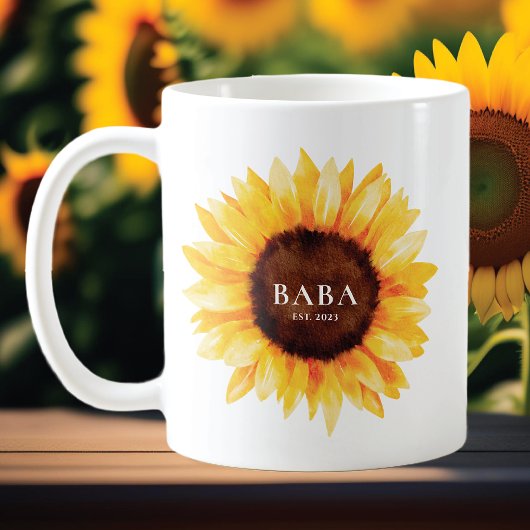 Sonnenblume Baba Kaffeetasse