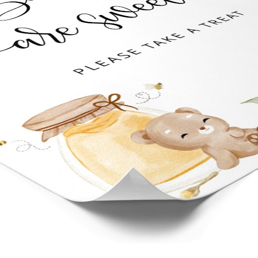 Sonnenblume Babies sind süßes Poster (Ecke)