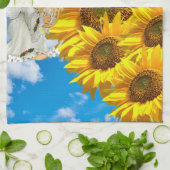 Sonnenblume Baby Angel Floral Küchentücher (Gefaltet)