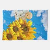 Sonnenblume Baby Angel Floral Küchentücher (Horizontal)