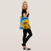 Sonnenblume Baby Angel Sky Tote Bag Tasche (Am Model)