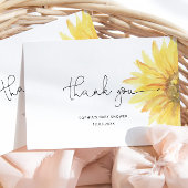 Sonnenblume Baby Dusche Dankeschön Karte