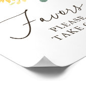 Sonnenblume Baby Duwer Favorit Schild (Ecke)