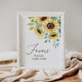 Sonnenblume Baby Duwer Favorit Schild