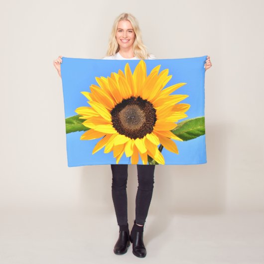 Sonnenblume Baby Fleece Blanket (Beispiel)