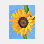 Sonnenblume Baby Fleece Blanket (Vorderseite)