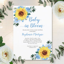 Sonnenblume Baby in Bloom Dusty Blue Baby Dusche