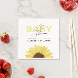 Sonnenblume Baby in Bloom Party Serviette