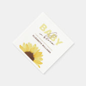 Sonnenblume Baby in Bloom Party Serviette (Ecke)