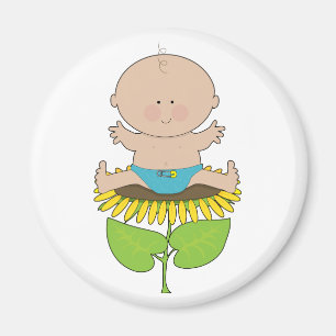 Sonnenblume-Baby Magnet