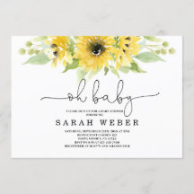 Sonnenblume Babydusche