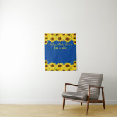 Sonnenblume Babydusche Hintergrund Foto Prop Wandteppich (Beispiel)