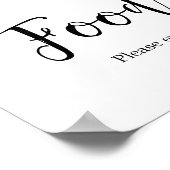 Sonnenblume Babydusche Nahrung Poster (Ecke)